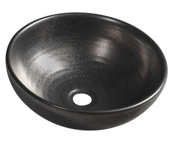 Sapho Attila Keramické Umyvadlo, Průměr 43cm, Metalická Měď