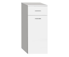 Aqualine Zoja/keramia Fresh Skříňka Spodní S Košem 35x78x29cm, Bílá