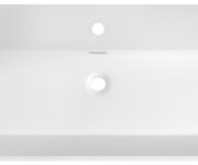 Sapho Aquatic Umyvadlo, Litý Mramor, 100x46cm, Bílá