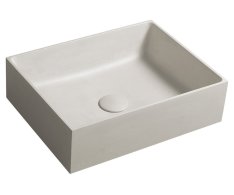 Sapho Formigo Betonové Umyvadlo Na Desku, 47,5x36,5cm, Písková Mat
