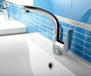 Sapho Fly Stojánková Umyvadlová Baterie S Otočnou Hubicí, Water-saving Kartuše, Chrom