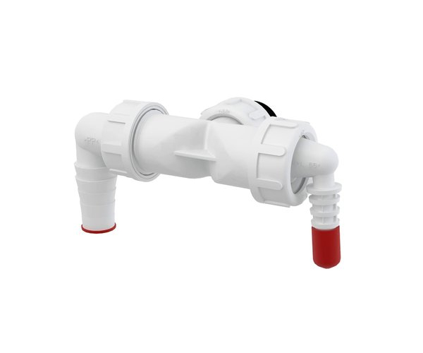 Alc-p149z - Dvojité Kolínko Dn40/32 / 8–23 S Klapkami