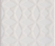 Vzorovaný dekor Aleluia Urban Atelier Decor Glam Branco 10x10 - bílá
