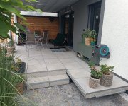 Dlažba Tuscania Grey Soul Mid 61x61 Rett. (tl. 20mm) na terase u našeho zákazníka