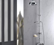 Sapho Vienna Sprchový Sloup S Pákovou Baterií, Mýdlenka, 1291mm, Chrom