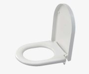 Záchodové Sedátko Soft Close - Zkrácené, S Bezpečnostním Zpomalovacím Systémem - Duroplast - Bíle ALC-A674S
