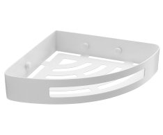 Gedy Smart Rohová Polička Do Sprchy, 210x45x210mm, Bílá Matná