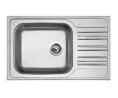 Dřez Star 780 Xxl, Matný Povrch, Tloušťka 0,7 Mm, Včetně Sifonu (spns3s) A 3 1/2" S