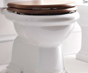 Kerasan Retro Wc Sedátko, Ořech/chrom