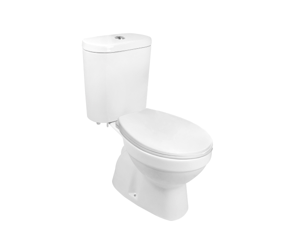 Mereo Wc Kombi, Rimless, Spodní Odpad S Armaturou