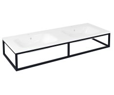 Sapho Ska Konzole Pod Umyvadlo/desku 140x22x51cm, černá Mat