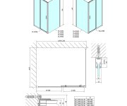 Polysan Easy Obdélníkový Sprchový Kout 1200x900mm L/p Varianta, Sklo Brick