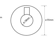 Sapho X-steel Háček, Nerez Mat