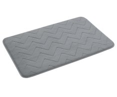 Gedy Mousse Koupelnová Předložka, 50x80cm, 100% Polyester, Protiskluz, šedá