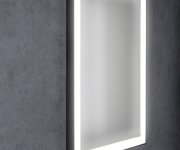 Sapho Gano Zrcadlo S Led Osvětlením V Rámu 60x80cm, černá
