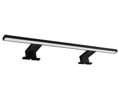 Aqualine Serapa Led Svítidlo, 9w, 230v, 600x40x100mm, Ip44, Hliník, černá Mat