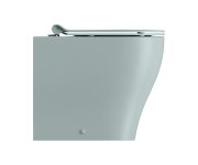 Gsi Tono Wc Mísa Stojící, Geniusflush, 36x53cm, Spodní/zadní Odpad, Ghiaccio Dual-mat