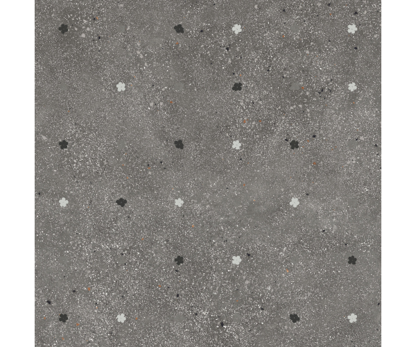 Dlažba jako beton Ape Ama Fiori Graphite 90x90 Matt. Rett. - šedá
