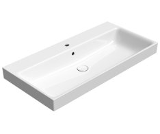 Gsi Nubes Keramické Umyvadlo 100x50cm, Broušená Spodní Hrana, Bílá Extraglaze