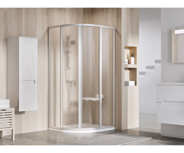 Sprchový kout Supernova SKCP4 - SKCP4 90x90, 195 satin+grape
