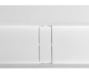 Sapho Cubis Umyvadlo, Litý Mramor, 120x40cm, Bez Otvoru, Bílá