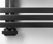 Sapho Cube Twin Připojovací Sada Ventilů Pro Středové Připojení, černá Mat