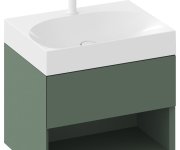 Umyvadlo Lite 45 / 60 / 80, s otvorem pro baterii, bez přepadu - Umyvadlo Lite 60, s otvorem pro baterii, bez přepadu XJX01260004