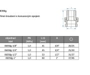 Radiátorové šroubení Kuželové (mosaz) Konus - Přímé - 3/8" 06350g-38