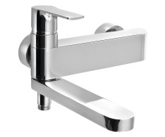 Sapho Pax Nástěnná Vanová Baterie, Otočné Ramínko, Chrom