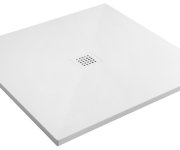 Polysan Treneca Vanička Z Litého Mramoru S Možností úpravy Rozměru, 100x100cm, Bílá Mat