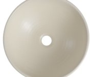 Sapho Attila Keramické Umyvadlo, Průměr 43cm, Slonová Kost