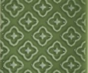 Vzorovaný dekor Aleluia Urban Atelier Decor Glam Menta 10x10 - zelená