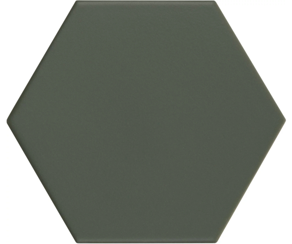 Dlažba Equipe Kromatika Green 11,6x10,1 Hexagon Matt - zelená