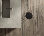Dlažba jako dřevo Flaviker Nordik Wood Brown 20x120 RT - hnědá