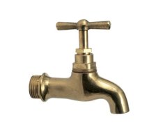 Zahradní Výtokový Ventil *3/4"- Leštěná Mosaz
