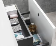 Sapho Koupelnový Set Skara 100, černá Mat / Bílá Mat