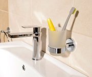 Aqualine Samba Sklenka, Mléčné Sklo, Chrom