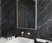 Sapho Notion Slim Zrcadlo V Rámu 60x80cm, Bílá Mat