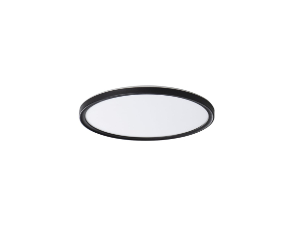 Miledo Azpo Stropní Led Svítidlo, ø 225mm, 11,8w, 3000/4000/6000k, Ip54, černá Mat