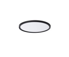 Miledo Azpo Stropní Led Svítidlo, ø 225mm, 11,8w, 3000/4000/6000k, Ip54, černá Mat