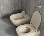 Gsi Pura Závěsná Wc Mísa, Swirlflush, 36x55cm, Creta Dual-mat