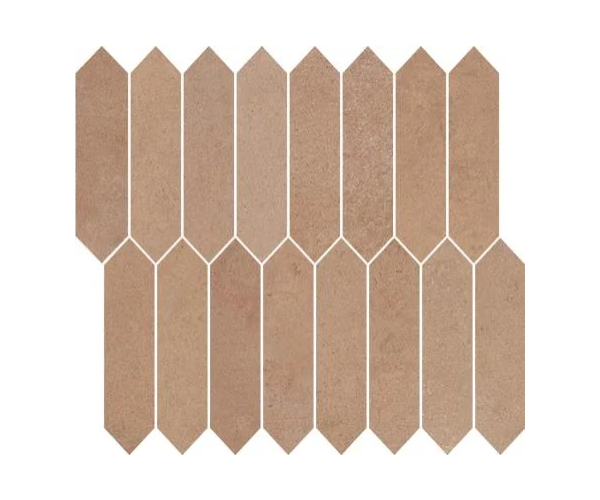 Obklad Gambini Heartland Mosaico Picket Amber 29x25 Nat. - hnědá