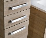 Aqualine Vega Skříňka Vysoká 35x184x31cm, Dub Platin