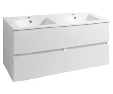 Aqualine Paneda Umyvadlová Skříňka 119x55x45,2cm, Bílá
