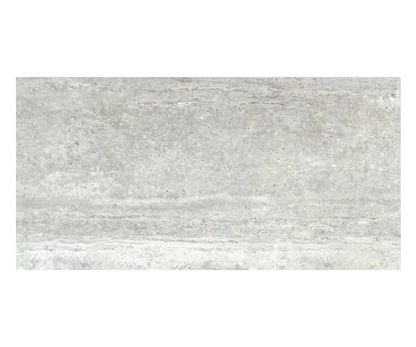Dlažba jako mramor APE Wabi Sabi Travertino Silver Stru 30x60 Rett. - šedá
