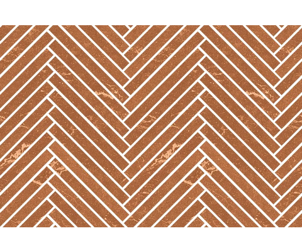 Dlažba jako cihla Fioranese I Variegati Cotto Regoli 2,5x20 (28,5x40,5) Rett. - cihlová