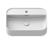 Umyvadlo Ceramic Slim Shelf R - Umyvadlo Ceramic Slim Shelf R 55, s otvorem pro baterii, s přepadem, bílá XJX01155005
