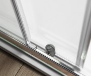 Aqualine Agga čtvercová Sprchová Zástěna 900x900mm, čiré Sklo