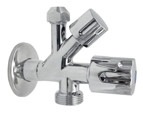 Bruckner Kombinovaný Ventil 1/2"x3/4"x3/8", Chrom