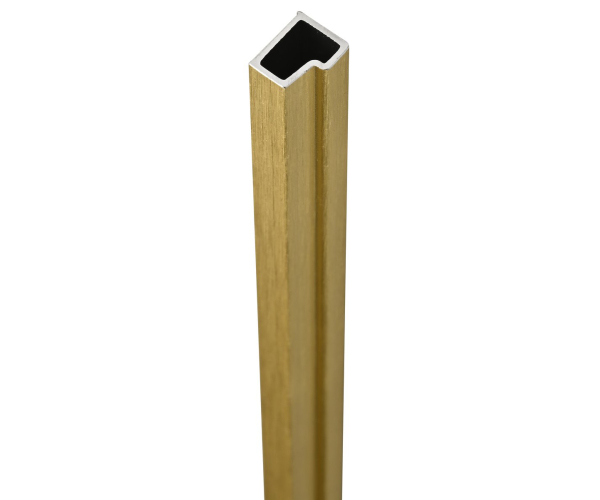 Gelco Luxor Gold Matt Přetoková Lišta, 1000mm, Zlato Mat